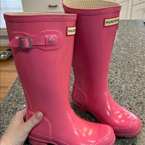 Hunter Vibrant Pink Tall Boots